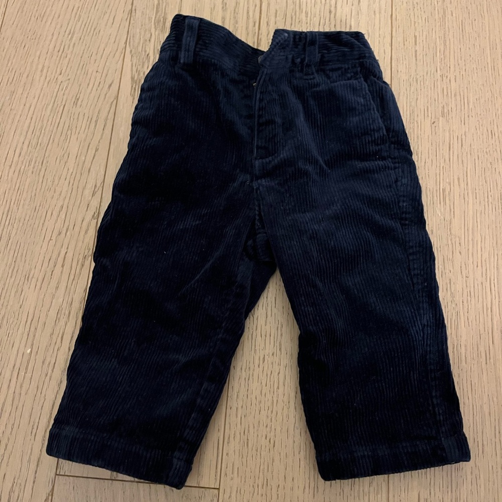 🆕9M EUC Kids Corduroy Pants - Navy
